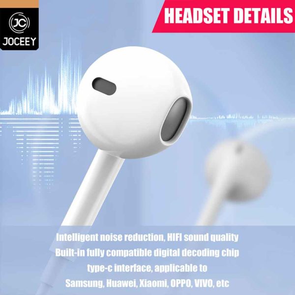 Earphone JC-Y18 type-c is fully compatible with digital decoding - Image 4